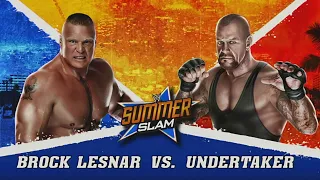 FULL MATCH - Brock Lesnar vs. The Undertaker: SummerSlam 2015 WWE 2k15