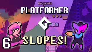 Gamemaker Slopes Tutorial! (Platformer Part 6)