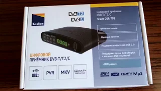 ОНЛАЙН ТРЕЙД.РУ — Ресивер DVB-T2 Tesler DSR-770