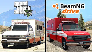 BeamNG Drive Ambulance vs GTA 5 Ambulance - which is better?