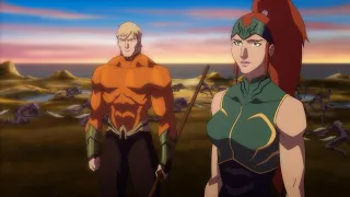 Justice League: Throne of Atlantis | Aquaman vs Trencher | @dckids