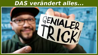 Diesen TRICK mit Kreppband MUSST du kennen! Werkstatt Tipps & Hacks