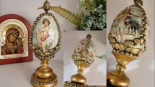 Пасхальное яйцо. Декор. Декупаж Easter egg. Decor. Decoupage