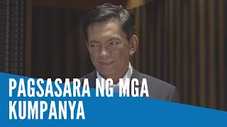 Gobyerno, hindi dahilan ng pagsasara ng apat na multi-national company