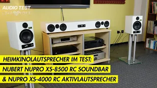 Nubert nuPro XS-8500 RC Soundbar & XS-4000 RC aktive Kompaktlautsprecher - Kurztest / Preview