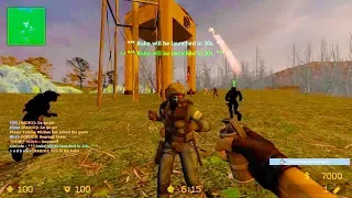 Counter Strike Source Zombie Escape mod online gameplay on Trainescape map