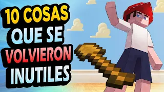 👉10 Cosas que se Volvieron INÚTILES en Minecraft!!