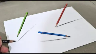 how to draw 3d drawing on paper for beginners