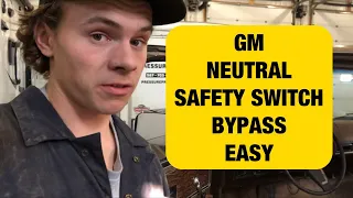 BYPASS NEUTRAL SAFETY SWITCH GM TRUCKS