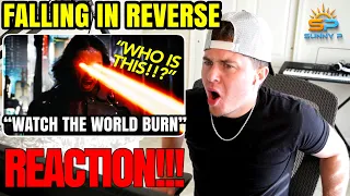 THE TALENT! Falling In Reverse - "Watch The World Burn" REACTION!