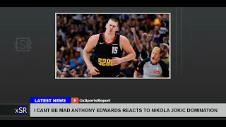 I Cant Be Mad Anthony Edwards Reacts To Nikola Jokic Domination