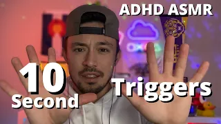 10 Second Triggers | ASMR for ADHD and Low Attention Span | Fast, Unpredictable, Random ASMR