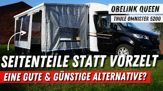 Günstige Alternative zum Vorzeit❓Seitenteile für Markise Obelink Queen➡️ Thule Omnister 5200 Aufbau