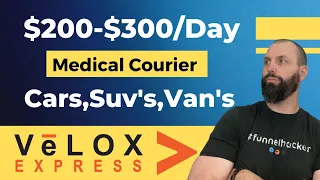 Earn $200-$300 A Day As An Independent Medical Courier Contractor! #medicalcourier #courier