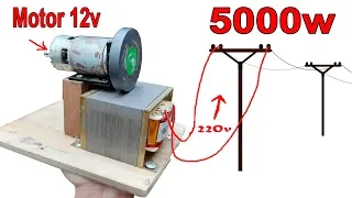 How to turn an iron inverter into a high power generator