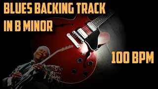 Soulful Relaxing Blues Backing Track in B Minor (100 BPM)