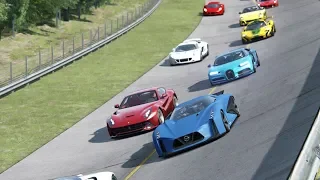 Nissan Concept 2020 Vision GT vs Supercars at Monza 1966