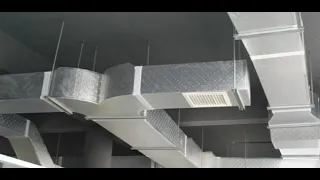 كورس تكييف الهواء عملي - التكييف المركزي   طريقة عزل قطع الدكت المركزي