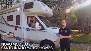 MOTORHOME SANTO INÁCIO 7.5 SI M18 MODELO 2022 - MERCEDES SPRINTER - HABILITAÇÃO B - 6 PESSOAS