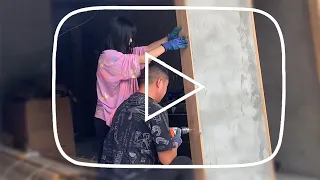 The couple returned hometown to renovate the old house that had been abandoned for many years