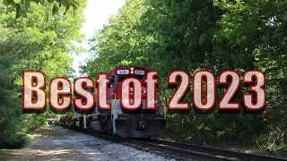 Best Of 2023, CSX D8's, BCOL!!!, Heritage units!, RJCC SD40-2T's!, CP Heritage Leaders!, and More!