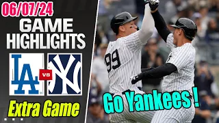 Yankees vs Dodgers [FULL Highlights] June 7, 2024 | Extra Game !