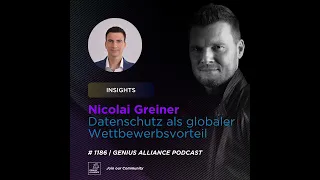 GA #1186 | Nicolai Greiner - Datenschutz als globaler Wettbewerbsvorteil