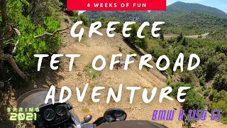 Griechenland / Hellas / Greece TET Offroad Adventure 2021 | BMW 1150GS Motorcycle