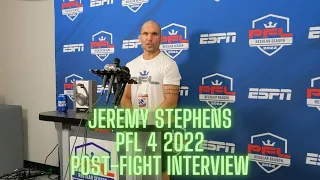 Jeremy Stephens Recaps PFL 4 2022 Win, Shares His Only Issue with the PFL, and More