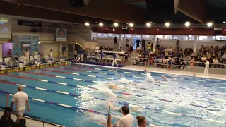 THOMAS CECCON 14 years old   100 butterfly   1.00.44  lane 4