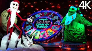 [4K-Low Light] Haunted Mansion Holiday Ride - Nightmare Before Christmas - Disneyland Resort