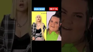 AVA MAX vs NETTA - TOY No autotune #shorts