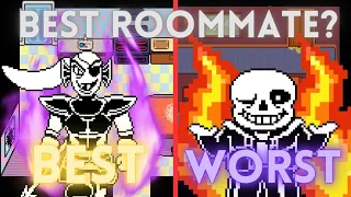 Which Undertale Character Is The BEST ROOMMATE?