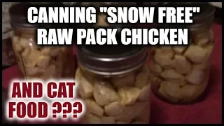 Canning Chicken | How To Can Chicken | Raw Pack And Snow Free