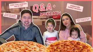 Mukbang + Q&A with The Birchmores Part 1 | Bangs Garcia-Birchmore