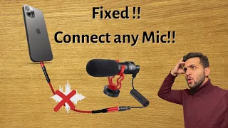 How to fix the External Mic connected to an iPhone | in 2 mins |