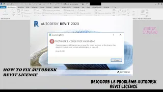 SOLUTIONS TO  THE "FLEXNET LICENSE FINDER". RESOLUTION DU PROBLÈME AUTODESK REVIT#autodesk #revit