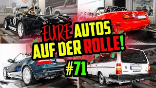 Die COBRA auf der ROLLE! - Prüfstandstag Halle77 - MARCO nimmt EURE Autos ran!