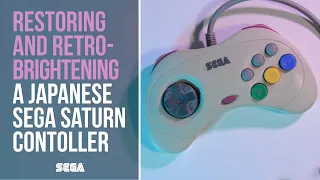 Restoring a Japanese Sega Saturn Controller - Peripheral Restoration