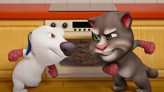 Chef Tom vs. Chef Hank (Cooking Show) | Talking Tom Shorts | HooplaKidz Shows