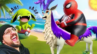 Chubby Spiderman Returns for Pokemon Island Adventure Part 2