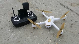 FPV квадрокоптер HUBSAN H501S ... Следуй за мной, GPS, RTH, 4,3", OSD