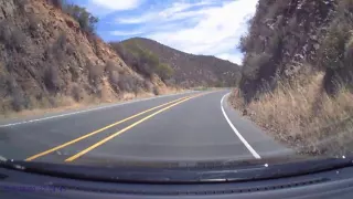 Dashcam: Driving on the SR-74 Ortega Highway