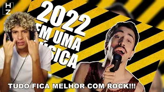 QUE FOD4!!! TODO ANO ELE MELHORA / 2022 EM UMA MÚSICA [REACT]