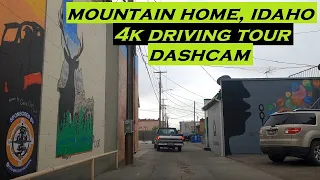 Mountain Home, Idaho | 4k Driving Tour | Dashcam