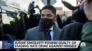 Jussie Smollett found guilty of staging a hate crime against himself