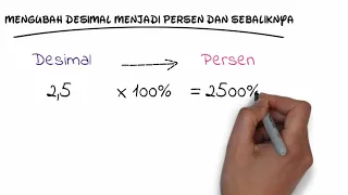 Mengubah Desimal Menjadi Persen dan Sebaliknya