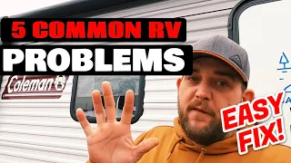 5 Common RV PROBLEMS That WILL Happen- How To FIX Them EASILY!