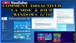 désactiver la mise à jour Windows 8 et Windows 10