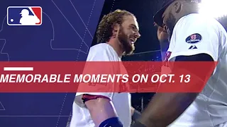 MLB's Memorable Moments on October 13